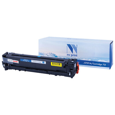 Картридж лазерный NV PRINT (NV-CF211A/731C) для HP M251nw / M276nw / CANON LBP-7110Cw, голубой, ресурс 1800 страниц, 363403