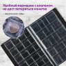Альбом нумизмата для 138 монет, 125х185 мм, ПВХ, черный, STAFF, 238078, 238078