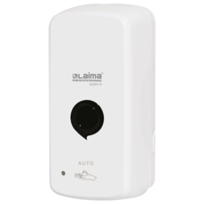 Дозатор для жидкого мыла-пены LAIMA PROFESSIONAL PREMIUM, НАЛИВНОЙ, СЕНСОРНЫЙ, 1 л, белый, ABS-пластик, 609512, 609512