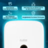 Диспенсер для туалетной бумаги ULTRA LAIMA PROFESSIONAL (Система T2), малый, белый, ABS-пластик, 606835, 606835
