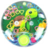 Водная игра ПОДВОДНЫЙ МИР, 10х10 см, колечки, ассорти, 4 вида, JOLLY JOT (ДЖОЛЛИ ДЖОТ), 665995, 12 штук, 665995