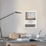 Рамка 21х30 см небьющаяся, аналог IKEA, багет 21 мм, МДФ, BRAUBERG "Idea", белая, 391370, 391370