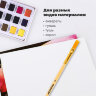 Кисть ПИФАГОР, СИНТЕТИКА, плоская, № 6, деревянная лакированная ручка, с колпачком, пакет с подвесом, 200859, 200859