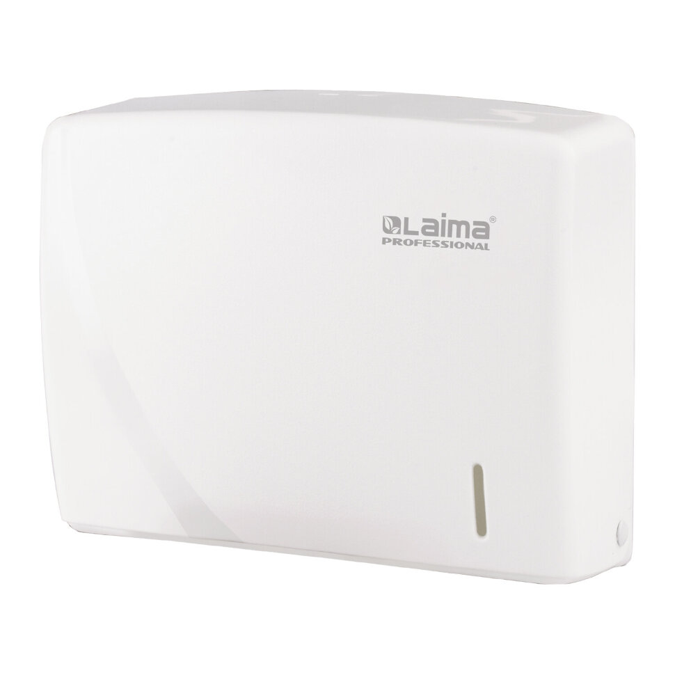 Диспенсер для полотенец LAIMA PROFESSIONAL ORIGINAL (Система H2), Z-сложения, белый, ABS-пластик, 605759, 605759