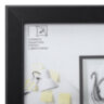 Рамка 21х30 см небьющаяся, аналог IKEA, багет 21 мм, МДФ, BRAUBERG "Idea", черная, 391371, 391371