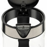 Чайник SCARLETT SC-EK27G101, 1,8 л, 2200 Вт, закрытый нагревательный элемент, стекло, черный, 455911