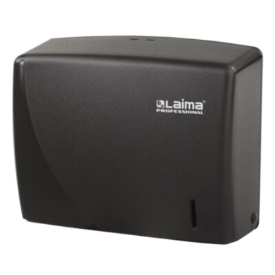 Диспенсер для полотенец LAIMA PROFESSIONAL ORIGINAL (Система H2), Z-сложения, черный, ABS-пластик, 605760, 605760