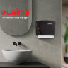 Диспенсер для полотенец LAIMA PROFESSIONAL ORIGINAL (Система H2), Z-сложения, черный, ABS-пластик, 605760, 605760