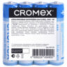 Батарейки алкалиновые "мизинчиковые" КОМПЛЕКТ 4 шт., CROMEX (КРОМЕКС) Alkaline, AAA (LR03, 24А), спайка, 457133, 457133