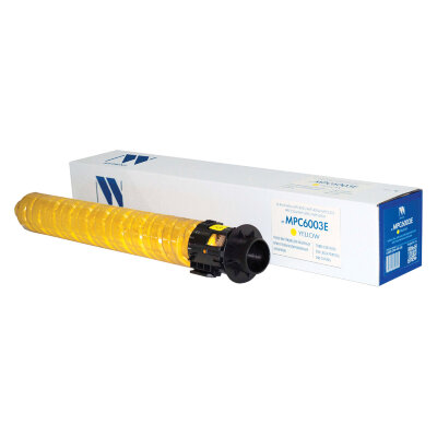 Картридж лазерный NV PRINT (NV-MPC6003EY) для Ricoh MP C4503SP/C4504SP/C4504ASP, желтый, ресурс 22500 страниц, 364344