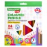 Карандаши цветные BRAUBERG KIDS NEW, 24 цвета, трехгранные, грифель 3 мм, 182002, 182002