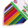 Карандаши цветные BRAUBERG KIDS NEW, 24 цвета, трехгранные, грифель 3 мм, 182002, 182002