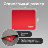 Коврик для мыши SONNEN "RED", резина + ткань, 220х180х3 мм, 513306, 513306
