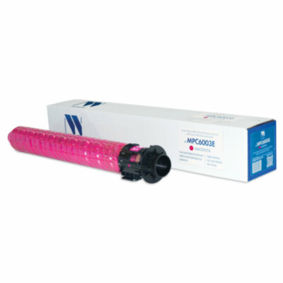 Картридж лазерный NV PRINT (NV-MPC6003EM) для Ricoh MP C4503SP/C4504SP/C4504ASP, пурпурный, ресурс 22500 страниц, 364345