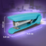 Степлер №24/6, 26/6 BRAUBERG "ULTRA", до 30 листов, с антистеплером, голубой, 228757, 228757