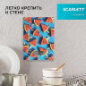 Весы кухонные SCARLETT SC-KS57P78, электронный дисплей, max вес 10 кг, тарокомпенсация, стекло, 458299
