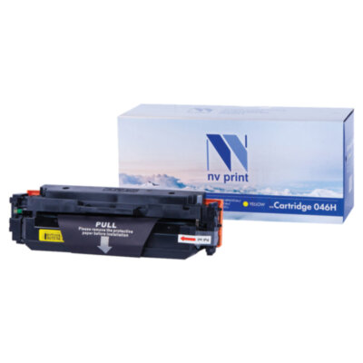 Картридж лазерный NV PRINT (NV-046HY) для CANON LBP653Cdw/654Cx/MF732Cdw, желтый, ресурс 5000 страниц, 363263