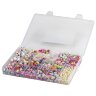 Набор для создания бижутерии и украшений BEADS SET, 450 элементов, 24 вида, BRAUBERG KIDS, 664695, 664695