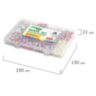 Набор для создания бижутерии и украшений BEADS SET, 450 элементов, 24 вида, BRAUBERG KIDS, 664695, 664695