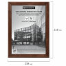 Рамка 21х30 см, дерево, багет 20 мм, BRAUBERG "Business", махагон, акриловый экран, 391293, 391293