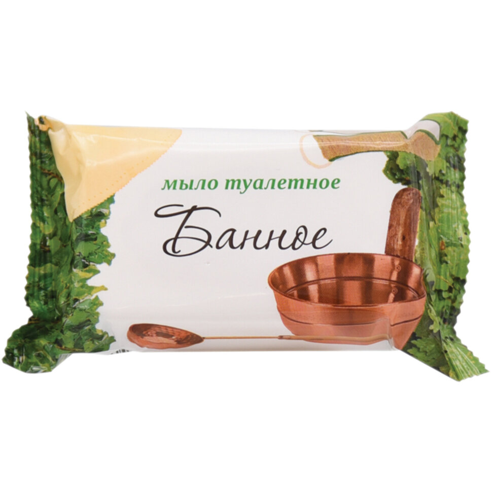 Мыло туалетное 200 г КМЗ СТАНДАРТ "Банное", 607641