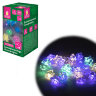 Электрогирлянда-нить комнатная "Звезды", 2 м, 20 LED, мультицветная, батарейки, ЗОЛОТАЯ СКАЗКА, 592477, 592477