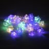 Электрогирлянда-нить комнатная "Звезды", 2 м, 20 LED, мультицветная, батарейки, ЗОЛОТАЯ СКАЗКА, 592477, 592477