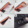 Переплетная машина для пластиковой пружины BRAUBERG BM-4, + ДЫРОКОЛ на 4 отверстия, пробивает 4 л., сшивает до 50 л., 531585, 531585