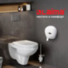 Диспенсер для туалетной бумаги LAIMA PROFESSIONAL CLASSIC (Система T2), малый, белый, ABS-пластик, 601427, 601427