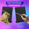Табличка меловая настольная А5 (14,8x21 см), L-образная, вертикальная, ПВХ, ЧЕРНАЯ, BRAUBERG, 291293, 291293