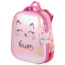 Ранец BRAUBERG SHINY, 2 отделения, с брелоком, "Счастливый кот", 38х28х14 см, 270697, 270697
