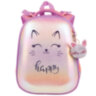 Ранец BRAUBERG SHINY, 2 отделения, с брелоком, "Счастливый кот", 38х28х14 см, 270697, 270697