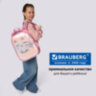 Ранец BRAUBERG SHINY, 2 отделения, с брелоком, "Счастливый кот", 38х28х14 см, 270697, 270697
