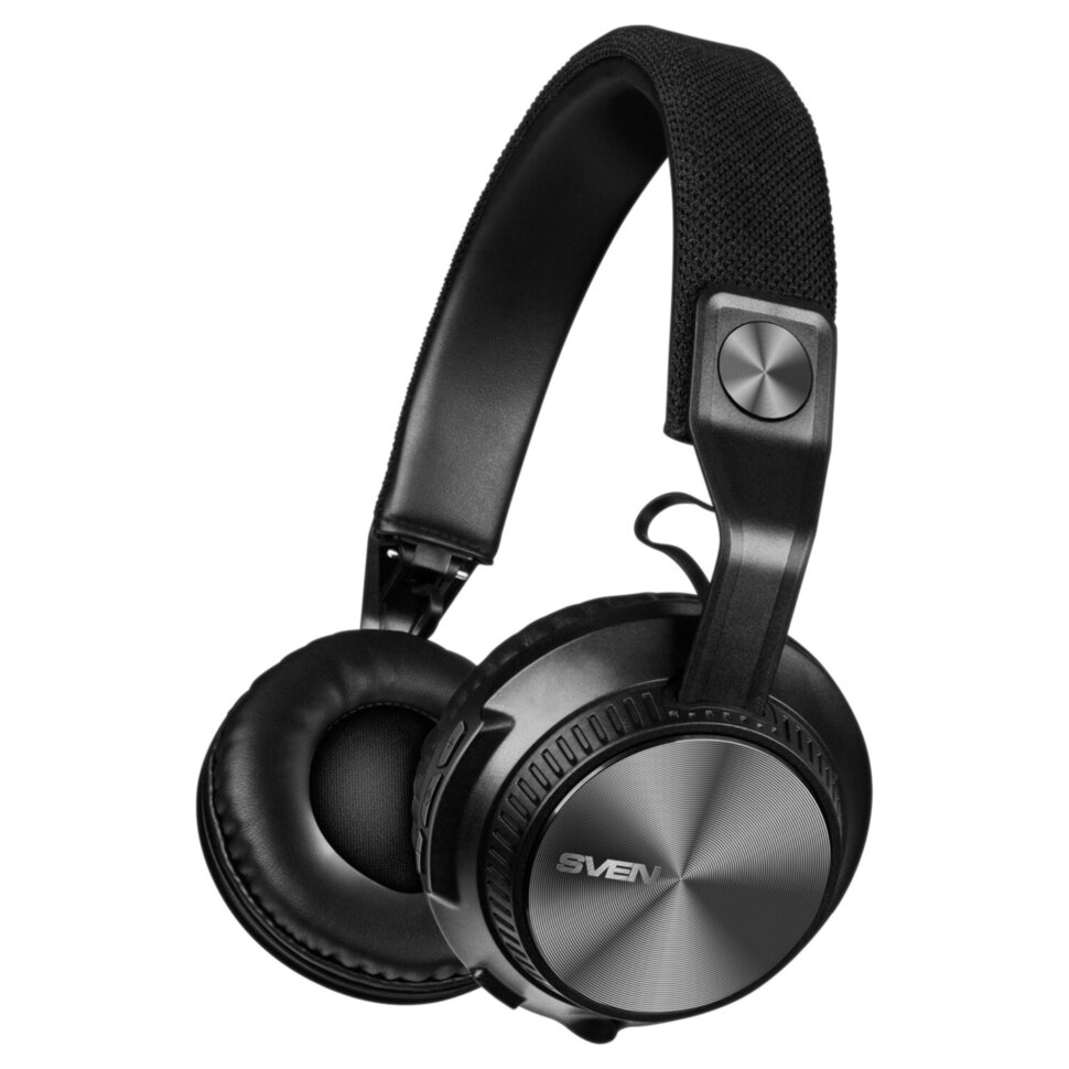 Наушники с микрофоном (гарнитура) SVEN AP-B630MV, Bluetooth, беспроводные, черные, SV-019303, 513841