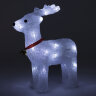 Фигурка LED "Олень", 27 см, 24 LED, холодный белый, батарейки, ЗОЛОТАЯ СКАЗКА, 592560, 592560