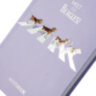 Блокнот А5 134х206 мм, 80 л., твердый, клетка, выборочный лак, STAFF, "Beagles", 114424, 114424