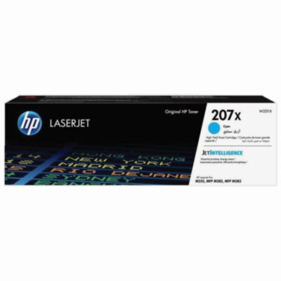 Картридж лазерный HP (W2211X) Color LJ M282/M283/M255, №207X, голубой, оригинальный, ресурс 2450 страниц, 363549