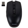 Мышь беспроводная USB, 800/1200/1600 dpi, 5 кнопок + колесо-кнопка, оптическая, SONNEN Q80, черная, 513945, 513945