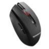 Мышь беспроводная USB, 800/1200/1600 dpi, 5 кнопок + колесо-кнопка, оптическая, SONNEN Q80, черная, 513945, 513945