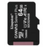 Карта памяти microSDXC 64 ГБ, KINGSTON Canvas Select Plus, UHS-I, 100 Мб/с (class 10), SDCS2/64GBSP, 514059