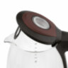 Чайник SCARLETT SC-EK27G98, 1,7 л, 2200 Вт, закрытый нагревательный элемент, стекло, коричневый, 455918