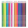Карандаши цветные акварельные BRAUBERG PREMIUM AQUARELLE, 18 цветов, трехгранные, утолщенный грифель 4 мм, натуральное дерево, 181672, 181672