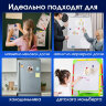 Магниты БОЛЬШОГО ДИАМЕТРА, 50 мм, КОМПЛЕКТ 4 штуки, цвет АССОРТИ, в блистере, BRAUBERG, 231736, 231736
