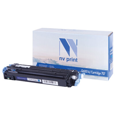 Картридж лазерный NV PRINT (NV-Q6001A) для HP ColorLaserJet CM1015/2600, голубой, ресурс 2000 стр., 361170