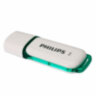 Флеш-диск 8 GB PHILIPS SNOW, разъем USB 2.0, зеленый, FM08FD70B/97, 514077