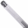 Ручка гелевая СЕРЕБРИСТАЯ BRAUBERG "EXTRA SILVER", корпус прозрачный, 0,5 мм, линия 0,35 мм, 143913, 143913