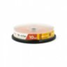 Диск DVD+R (плюс) MIREX, 4,7 Гб, 16x, Cake Box (упаковка на шпиле), КОМПЛЕКТ 10 шт., UL130013A1L, 514015