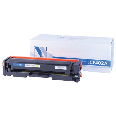 Картридж лазерный NV PRINT (NV-CF402A) для HP M252dw/M252n/M274n/M277dw/M277n7, желтый, ресурс 1400 страниц, 363413