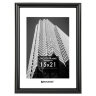Рамка 15х21 см небьющаяся, багет 14 мм, пластик, BRAUBERG "Original", черная, 391228, 391228