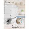 Сушилка для овощей BQ (БИ-КЬЮ) FD1002, объём 7,5 л, 500 Вт, 5 поддонов, механическое управление, белая, 86196540, 457531